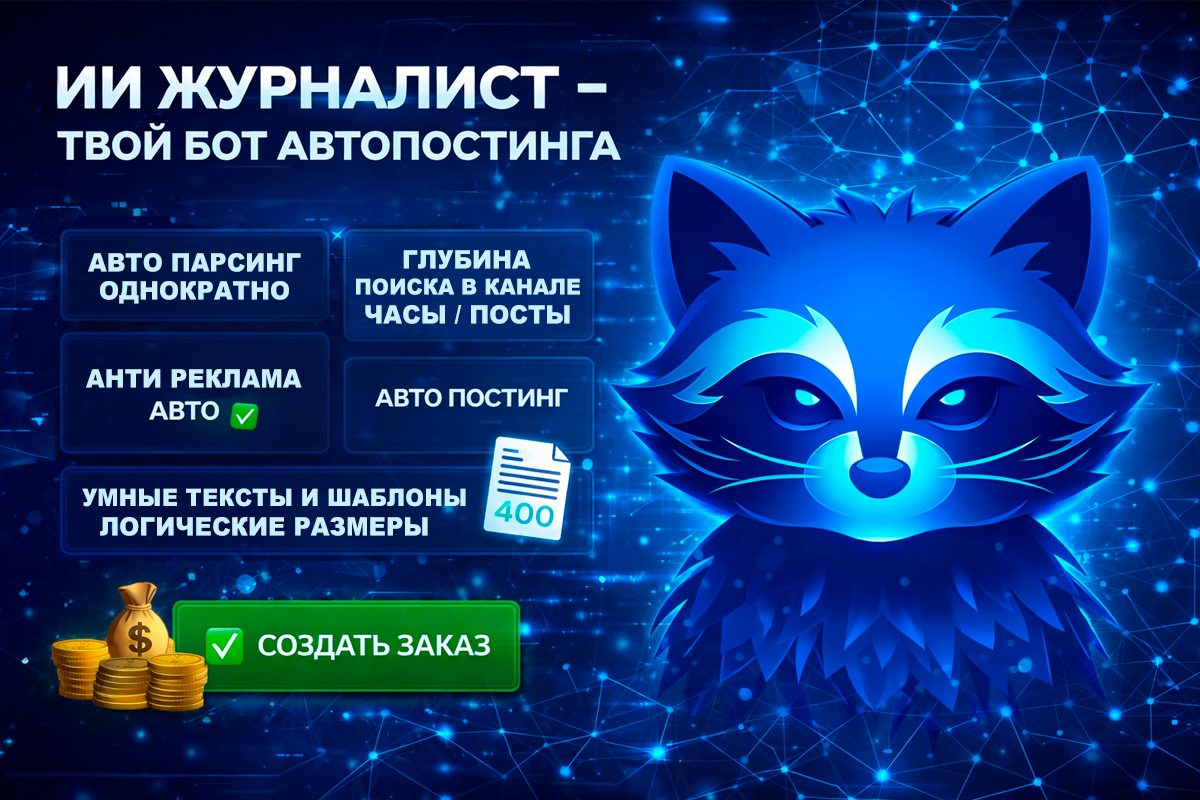 Бот ИИ журналист в Телеграм LTE Lite